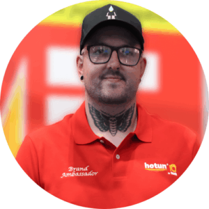 Image of hotun brand ambassador Richard Bennet