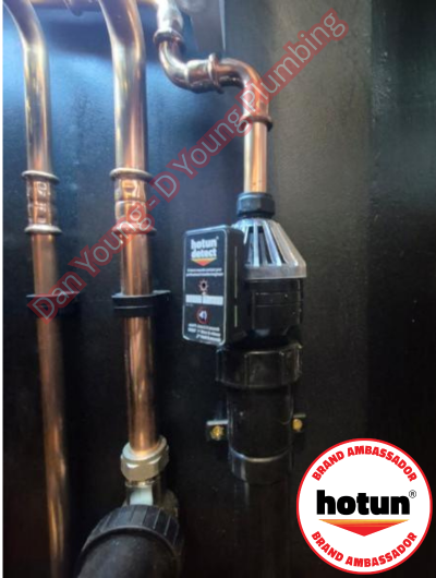 hotun black 15x32, hotun protect and hotun detect black as part of an install by Dan Young